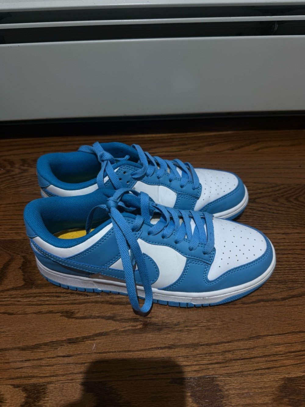 Blue and White Low-Top JORDANS